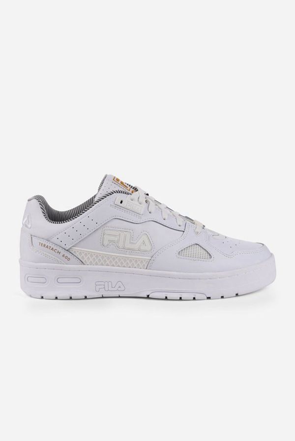 Fila Teratach 600 Men's Trainers Shoes - White/White/Metal Gold,NZ 590-93764